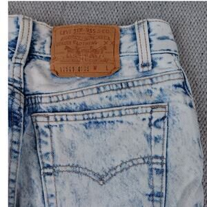 Vintage Levis 501XX Jeans Womens 9 Juniors 26X31 Blue Bleached Destroyed USA 75